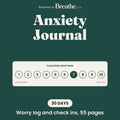 Anxiety Journal with Worry Log and Daily Check In Prompts, Printable and Digital PDF