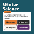 Winter Science Quiz Game: Snow, Ice and Animals, Grade 5