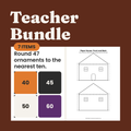 Holiday Teacher Bundle, 4 Classroom Quiz Games and 3 Printables