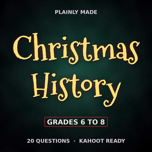 Christmas History and Traditions Trivia, Grades 6 to 8