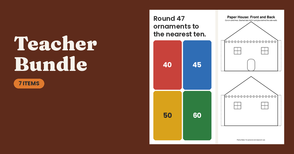 Holiday Teacher Bundle, 4 Classroom Quiz Games and 3 Printables