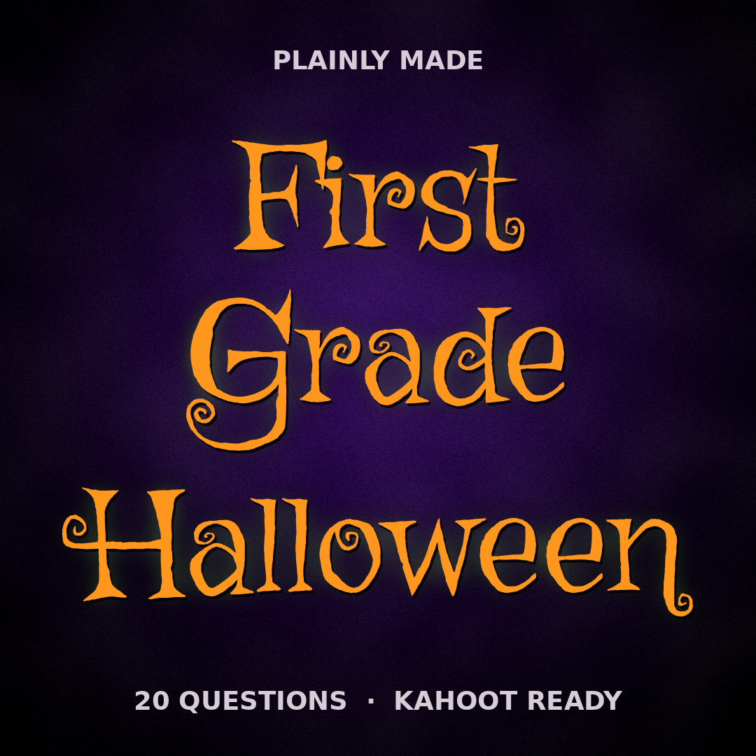 Halloween Trivia Game Grade 3