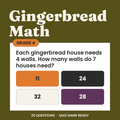 Gingerbread Math Challenge, Grade 4