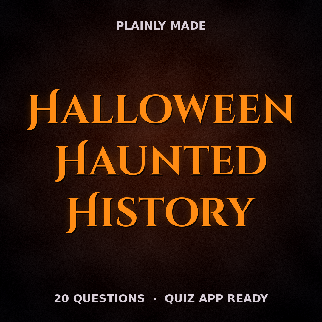 Halloween Haunted History Trivia